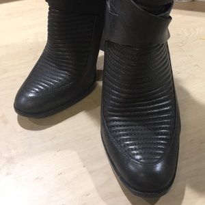 Rachel Zoe genuine leather booties
